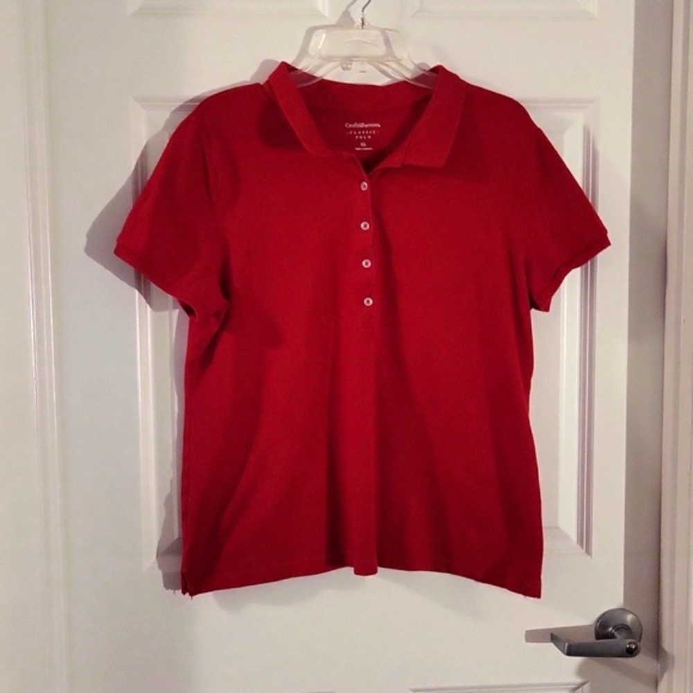 Croft & Barrow short sleeve blouse XL